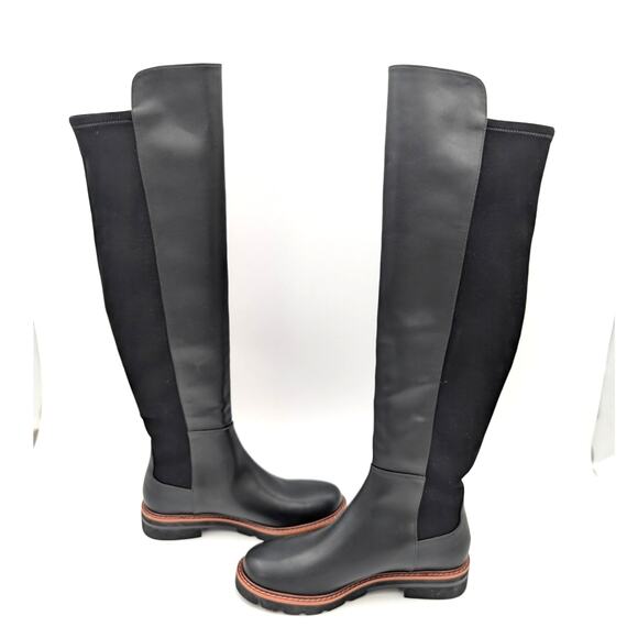 Stuart Weitzman Adrina City Over the Knee Boots Women's Black Size US5.5B EU36 - Picture 6 of 14